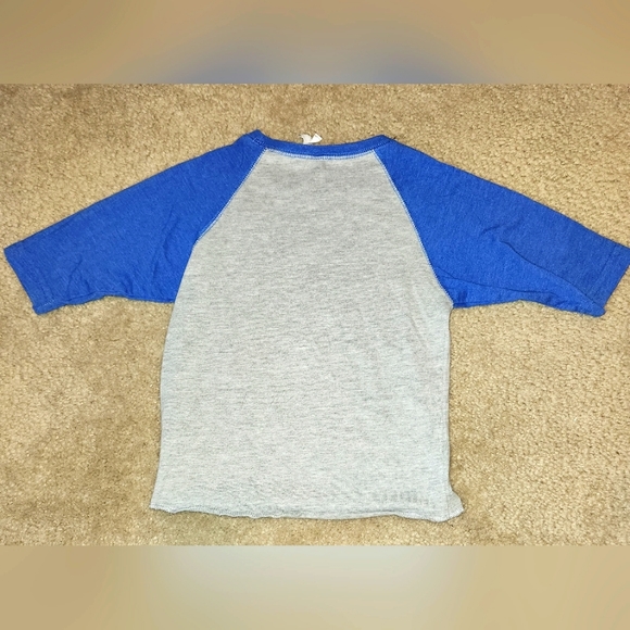 Baseball style tee, 3-Rex, Youth XS - Picture 2 of 4